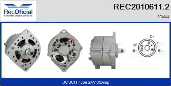 Alternator (REC2010611.2)