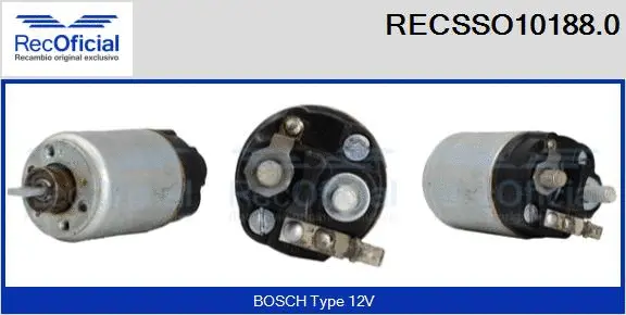 Solenoid Switch, starter (RECSSO10188.0)