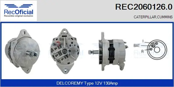 Alternator (REC2060126.0)