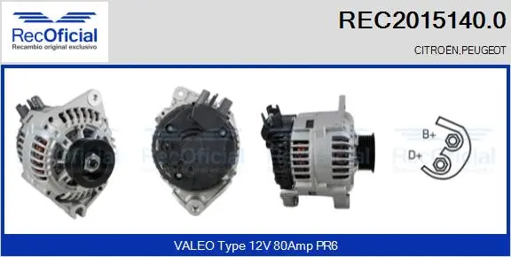 Alternator (REC2015140.0)