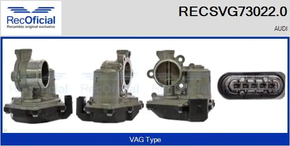 EGR Valve (RECSVG73022.0)