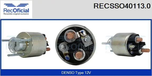Solenoid Switch, starter (RECSSO40113.0)