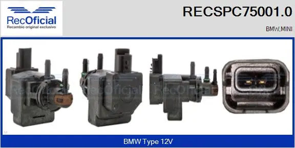 Pressure Converter, exhaust control (RECSPC75001.0)