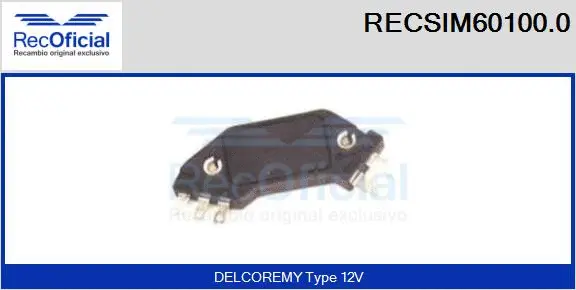 Switch Unit, ignition system (RECSIM60100.0)