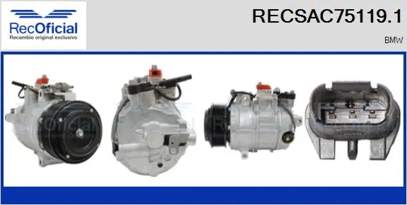 Compressor, air conditioning (RECSAC75119.1)