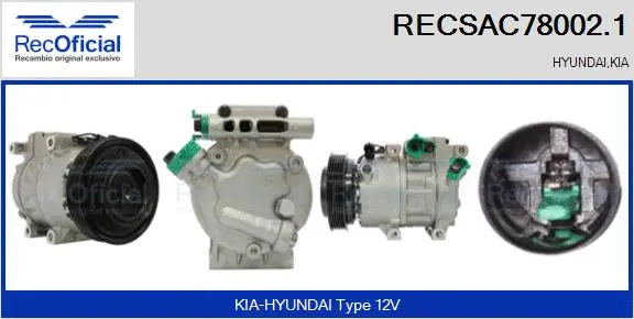 Compressor, air conditioning (RECSAC78002.1)