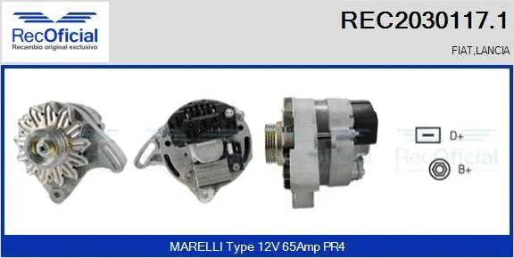 Alternator (REC2030117.1)