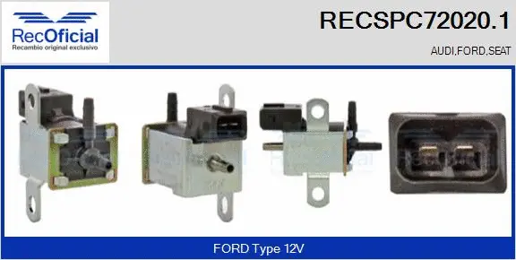 Pressure Converter, exhaust control (RECSPC72020.1)