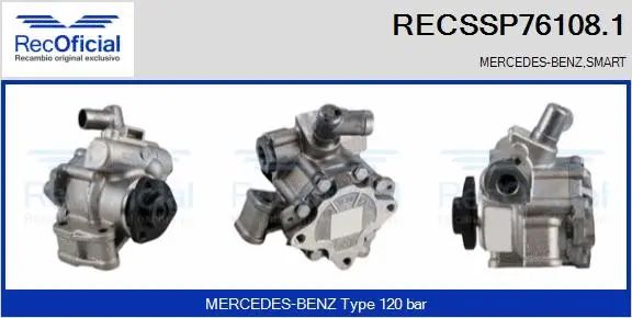 Hydraulic Pump, steering (RECSSP76108.1)
