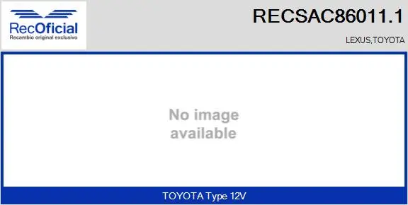 Compressor, air conditioning (RECSAC86011.1)