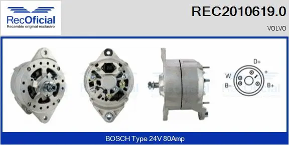 Alternator (REC2010619.0)