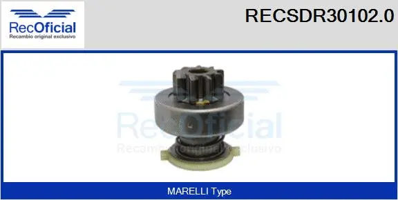 Pinion, starter (RECSDR30102.0)