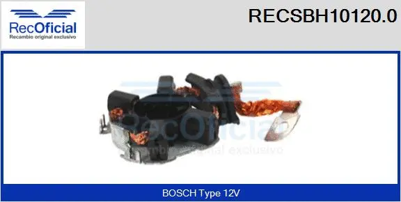 Holder, carbon brushes (RECSBH10120.0)