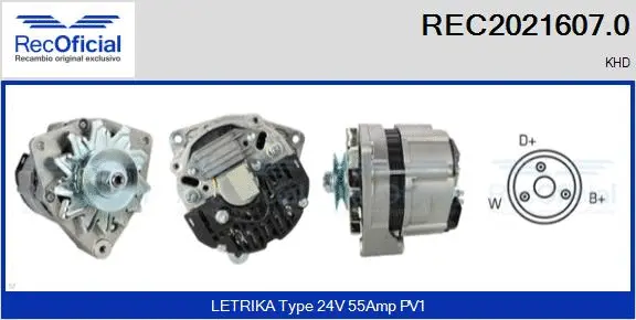 Alternator (REC2021607.0)