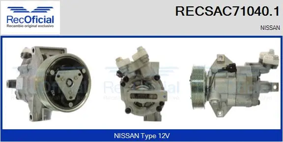 Compressor, air conditioning (RECSAC71040.1)