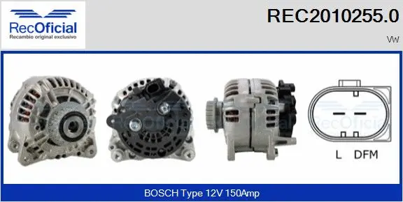 Alternator (REC2010255.0)