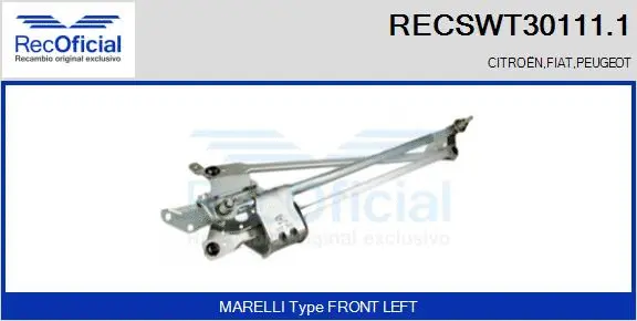 Wiper Linkage (RECSWT30111.1)