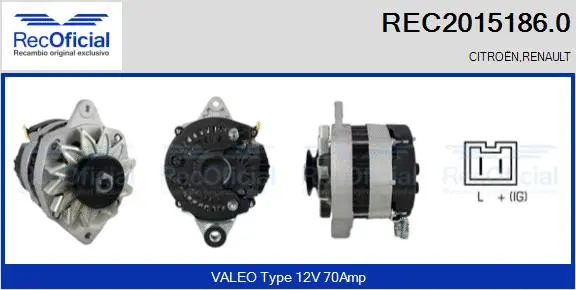 Alternator (REC2015186.0)