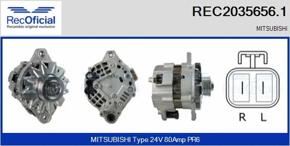 Alternator (REC2035656.1)