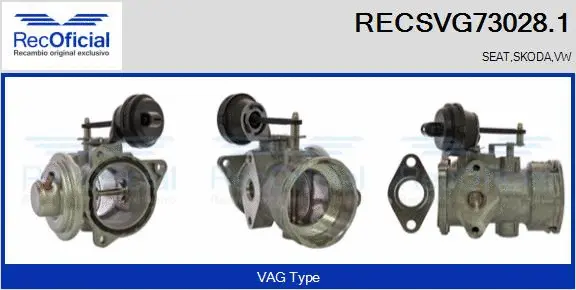 EGR Valve (RECSVG73028.1)