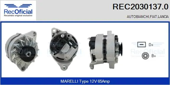 Alternator (REC2030137.0)
