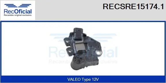 Alternator Regulator (RECSRE15174.1)
