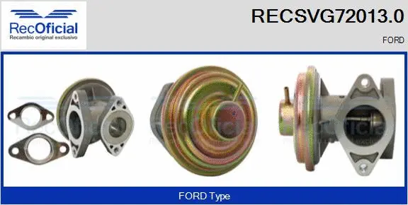 EGR Valve (RECSVG72013.0)