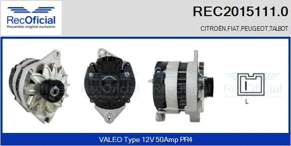 Alternator (REC2015111.0)