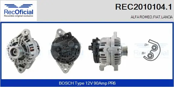 Alternator (REC2010104.1)