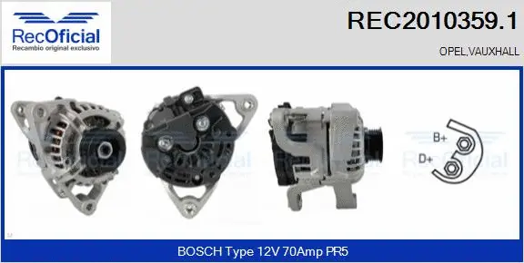 Alternator (REC2010359.1)