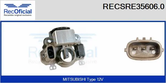 Alternator Regulator (RECSRE35606.0)