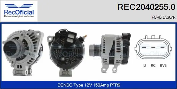 Alternator (REC2040255.0)