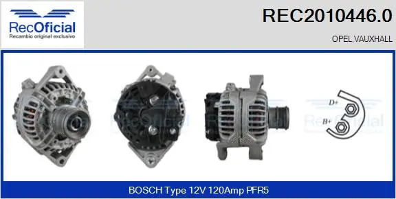 Alternator (REC2010446.0)