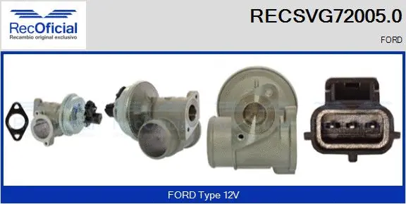 EGR Valve (RECSVG72005.0)