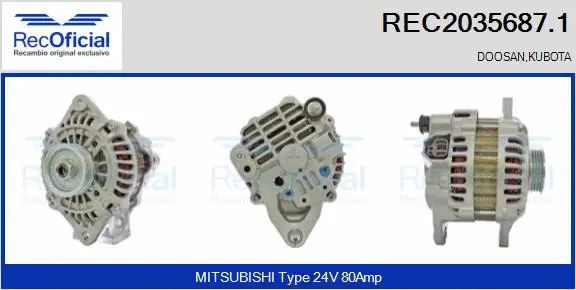 Alternator (REC2035687.1)