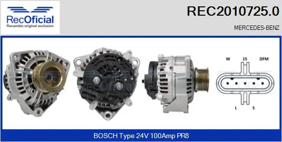 Alternator (REC2010725.0)