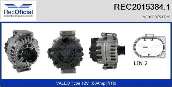 Alternator (REC2015384.1)