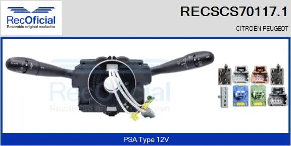 Steering Column Switch (RECSCS70117.1)