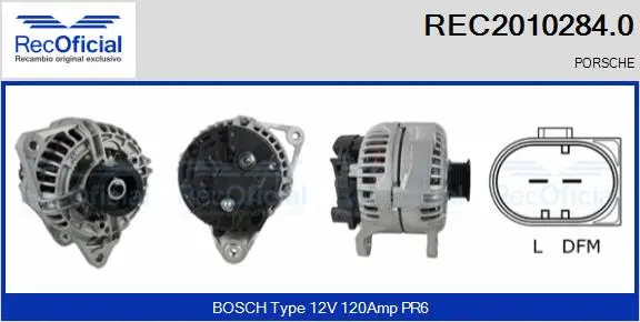 Alternator (REC2010284.0)