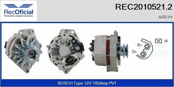 Alternator (REC2010521.2)