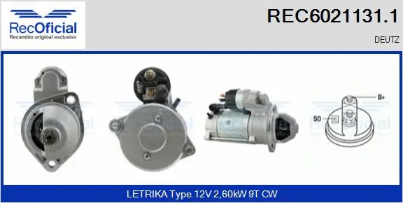 Starter (REC6021131.1)