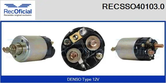 Solenoid Switch, starter (RECSSO40103.0)