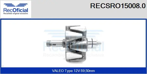 Rotor, alternator (RECSRO15008.0)