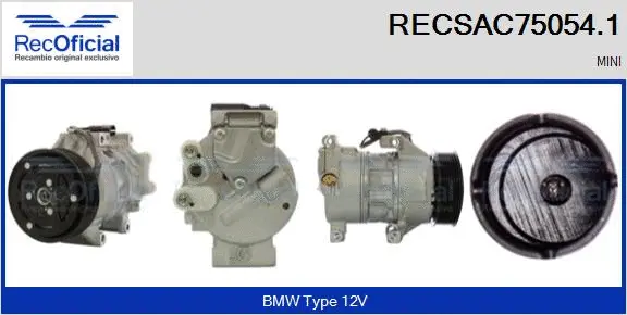Compressor, air conditioning (RECSAC75054.1)