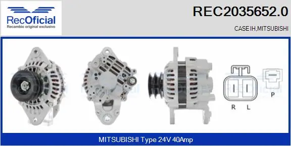 Alternator (REC2035652.0)