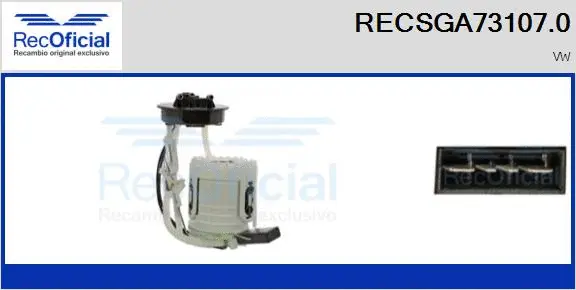 Fuel Feed Unit (RECSGA73107.0)