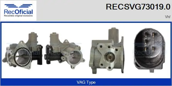 EGR Valve (RECSVG73019.0)