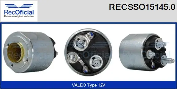 Solenoid Switch, starter (RECSSO15145.0)