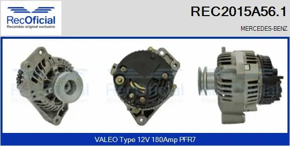 Alternator (REC2015A56.1)