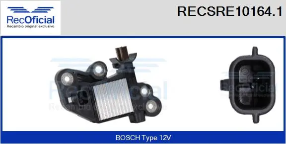 Alternator Regulator (RECSRE10164.1)